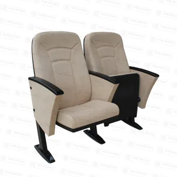 Chaise de théâtre A15 distinctive avec dossier et housse de siège en PP